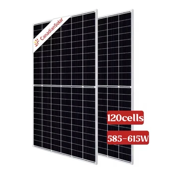 Canadian Solar Panel System 615 675W Bifacial Half-Cell 182mmx182mm High-Efficiency 670 615 Watt Mono Solar Energy Panel