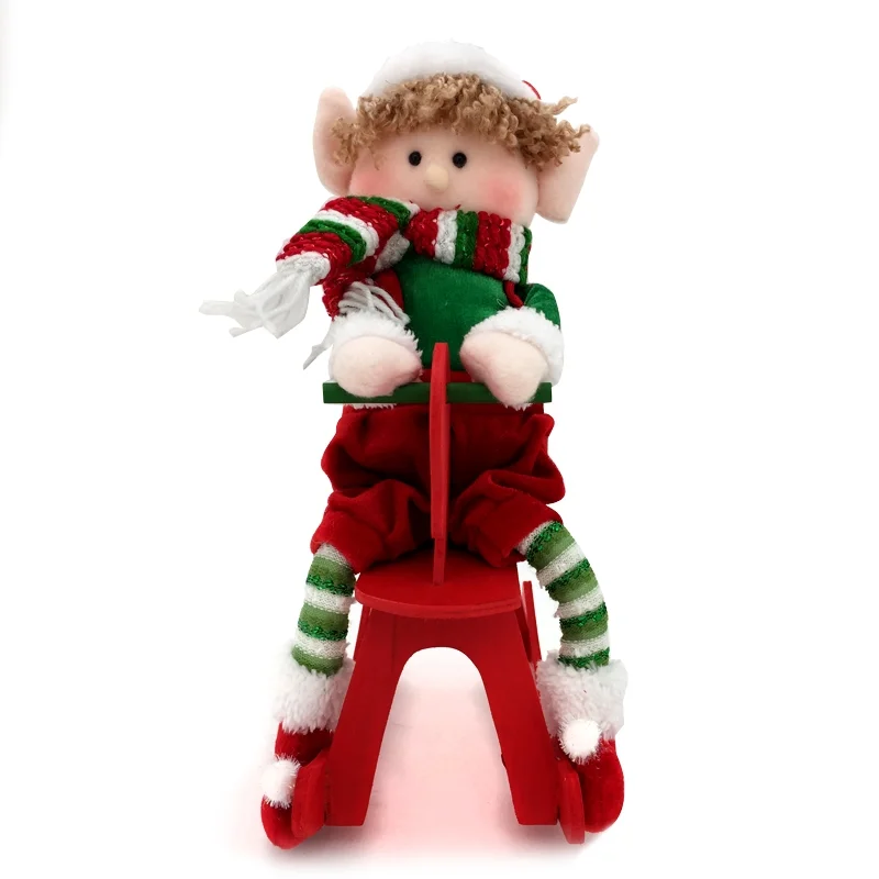 Keel Toys Dangly Boy or Girl ELF 25cm SOFT TOY Velcro Hanging 45cm Long RED 
