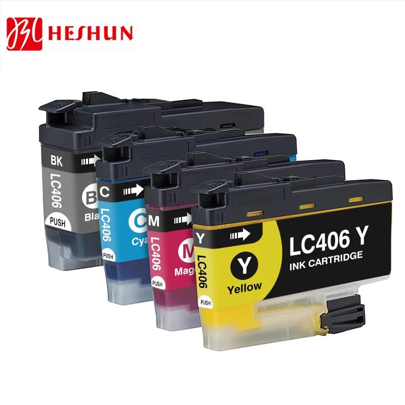 Heshun Wholesales Lc406 406 Lc406 Compatible Ink Cartridge With Brother