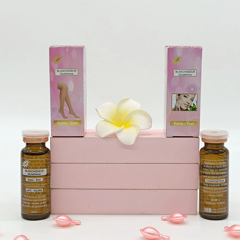 huile glutathione blanchisseur avis Le meilleur sérum éclaircissant et anti-taches pour la peau, enrichi en  glutathion et aux extraits de fruits, à usage externe