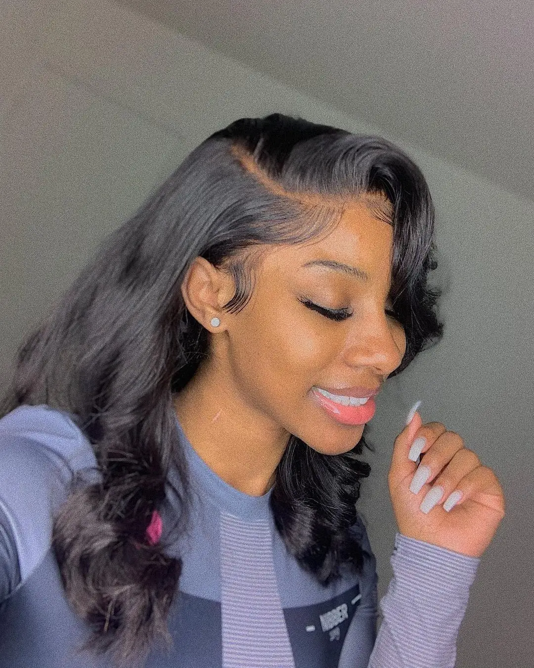 360 Lace wig 360 Swiss Lace Frontal Unprocessed Natural Black Color With Baby Hair  150%  heavy density