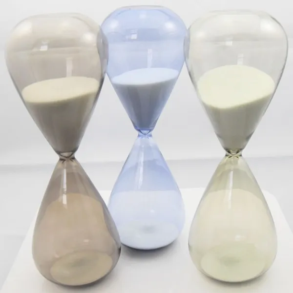 Hand Blown Glass Bubbles Colored Hourglass for Wedding Souvenirs