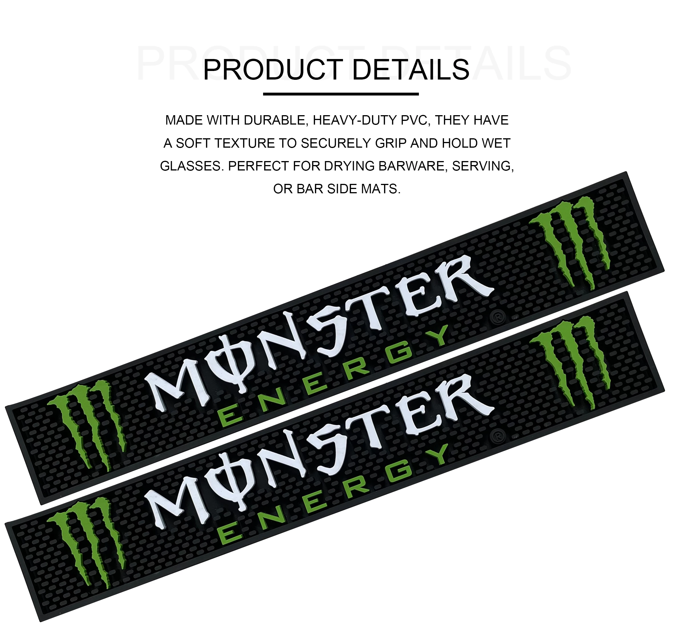 Custom PVC Rubber Drip Mat Beer Bar Mat