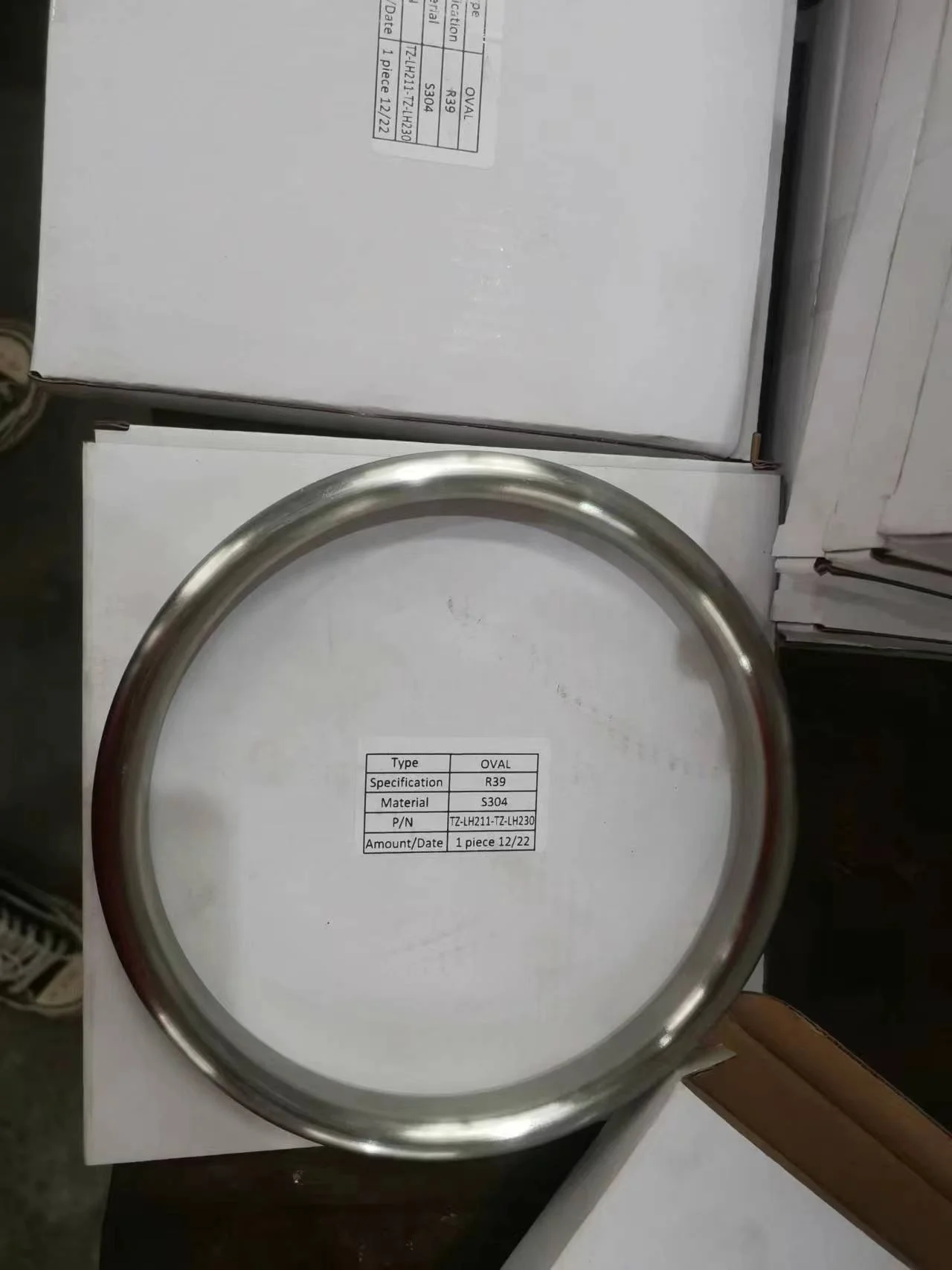 R Series API Oval Ring Joint Gaskets SS316 Forged Drill Flanges for ...