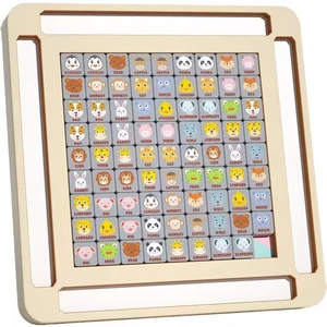 New Arrival Kids Educational Eliminate Supperzzle Battle Game Wooden Animal Puzzle Interactive Games Toys for Child Boys Girls