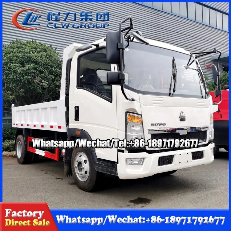 Factory Sinotruk Howo 3 Tons Tipper Truck 4x2 Small Mini Dump Dumpers ...