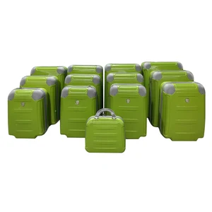 BIG CORNER PROTECT 12PCS SEMI FINISHED LUGGAGE SET WITH BEAUTY CASE NEW ARRIVAL