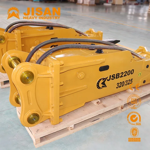 Okada Ub11 Hmb750 Sy35c Mini Excavator Hydraulic Breaker Rock Grinder Drum Cutter Hammer Hydraulic Backhoe Point Chisel