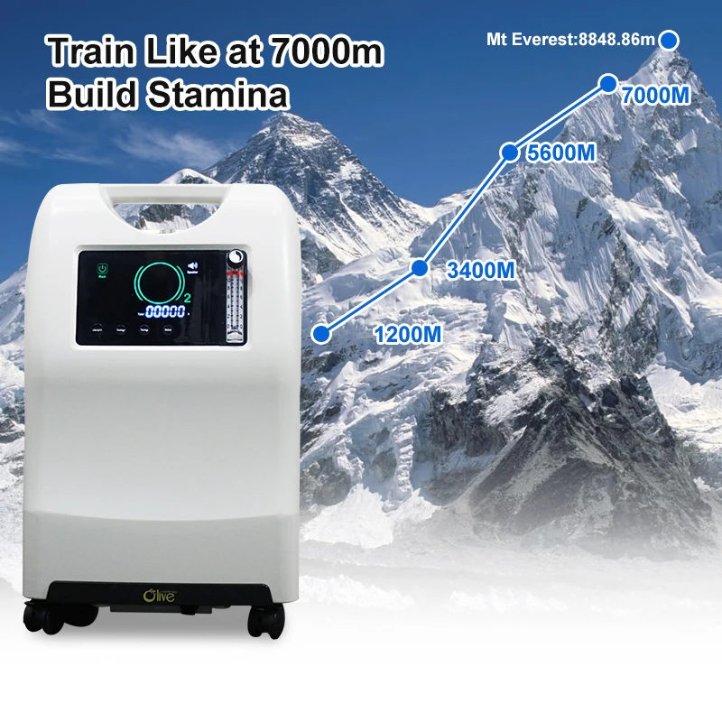 Olive 高地トレーニング用低酸素発生器 1200m-7200m 高度
