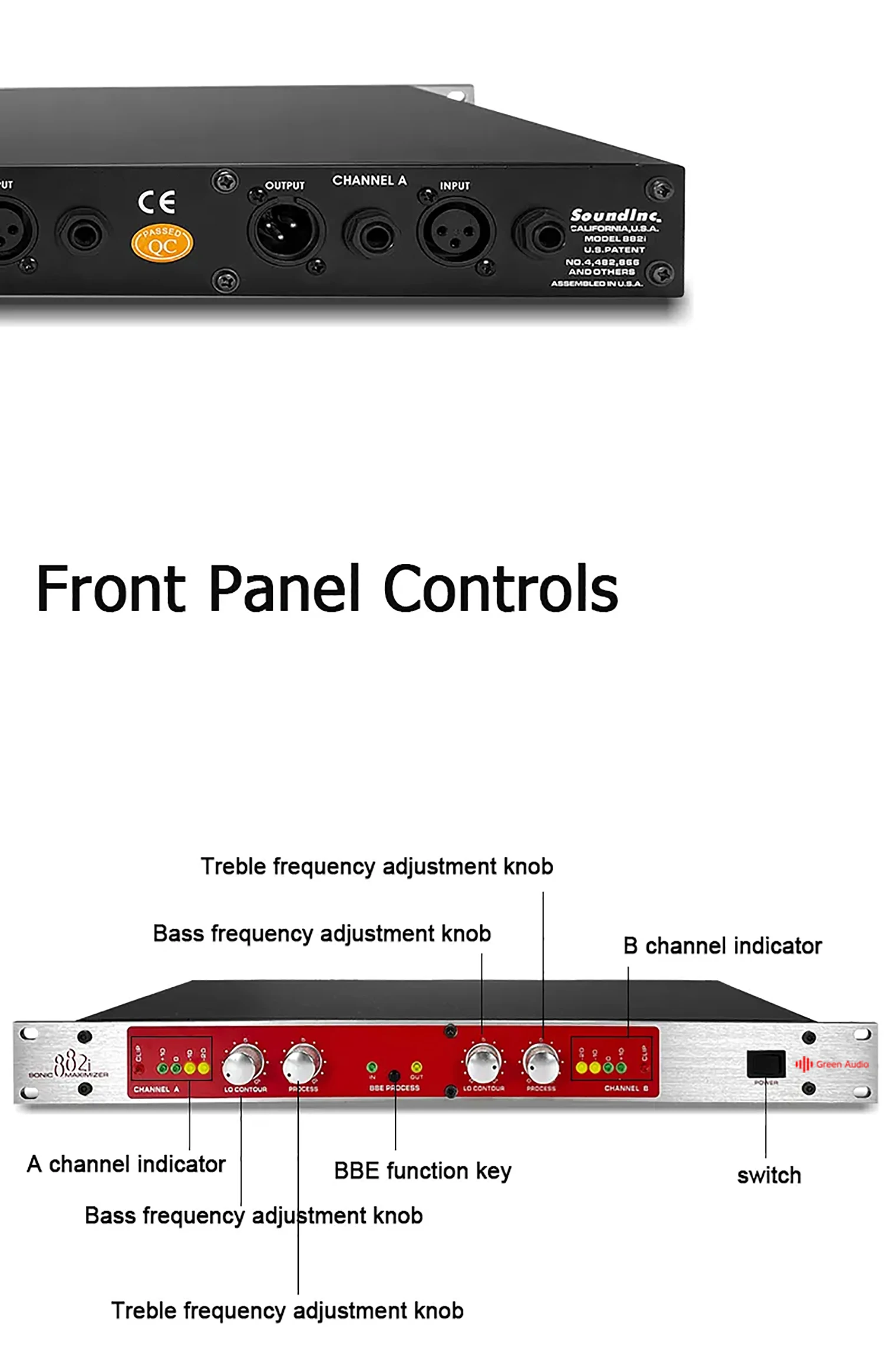 Gax882i Enping Newest Effects Audio Processor Professional Stage