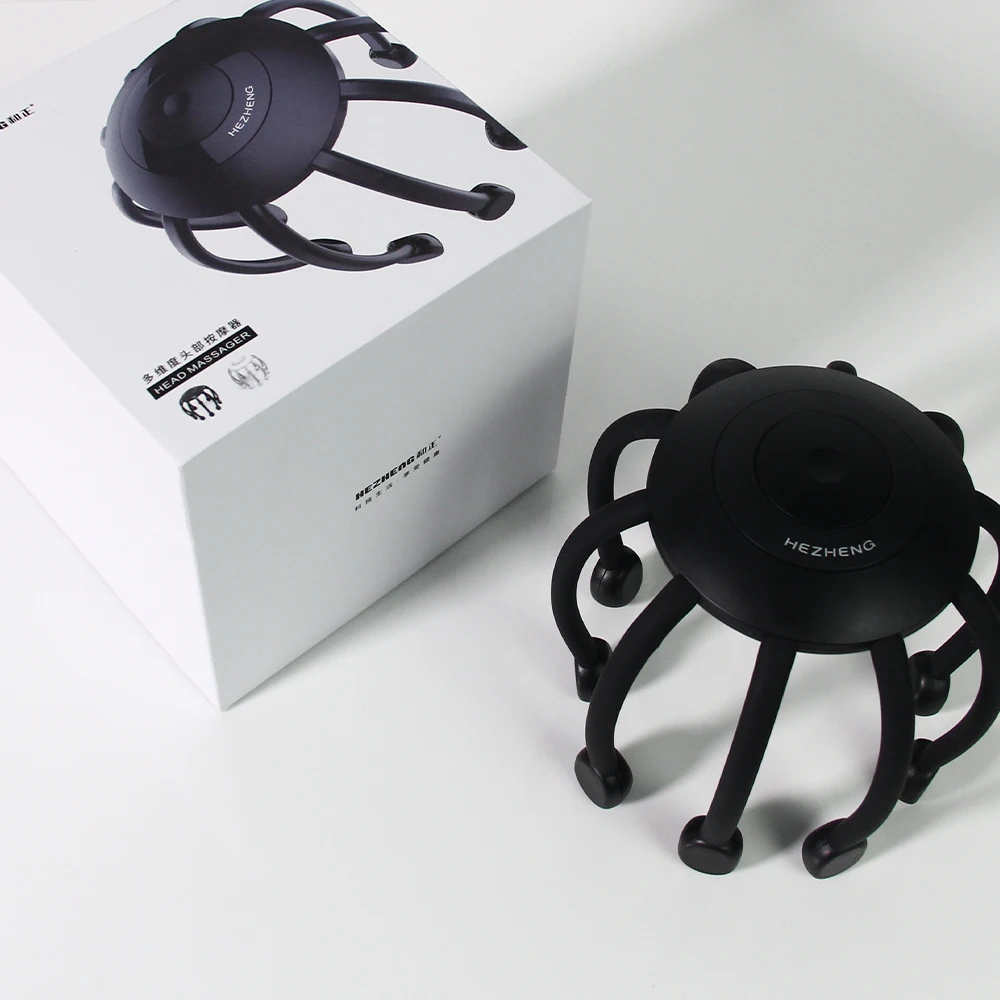 Best Selling Product Amazon 2026 Relaxation Decompression Automatic  Vibration Sccalp Massager Octopus Head Massager