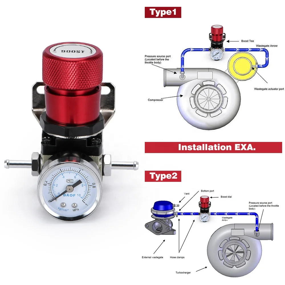T2 UNIVERSAL ADJUSTABLE MANUAL GAUGE TURBO BOOST CONTROLLER 1-150 PSI SR20DET SR PQY5811