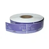 Coated paper self-adhesive