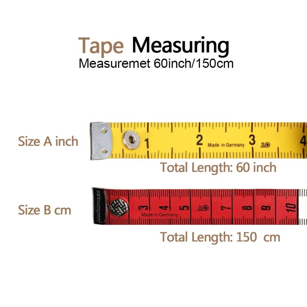 150cm/60inch button body mini ruler soft