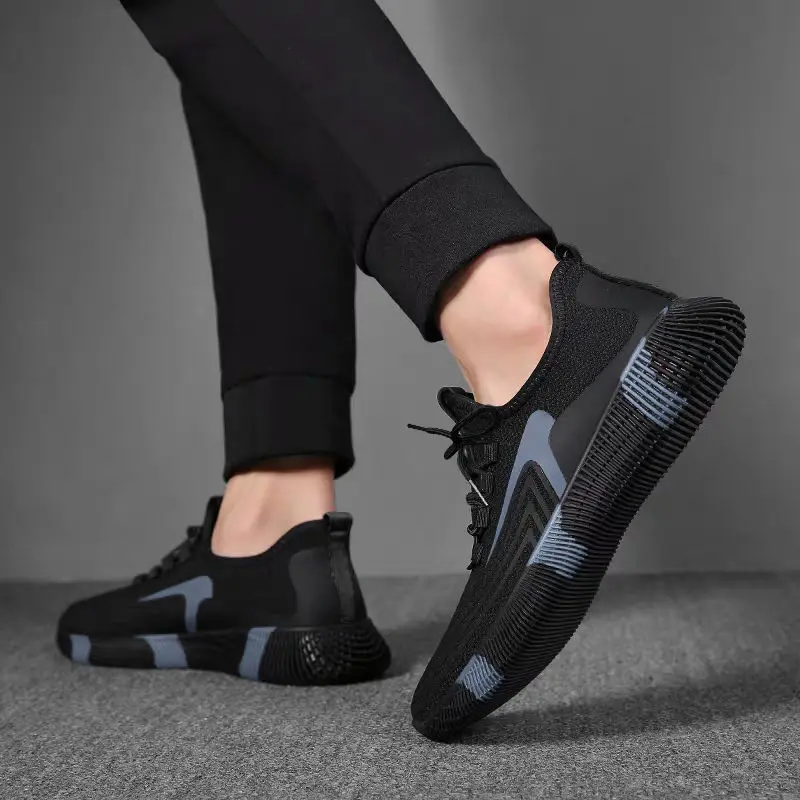 2024 Hot Sale New Fashion Mesh Sneakers for Men Breathable Men's Casual Slip-on Male Loafers Casual Walking Shoes
