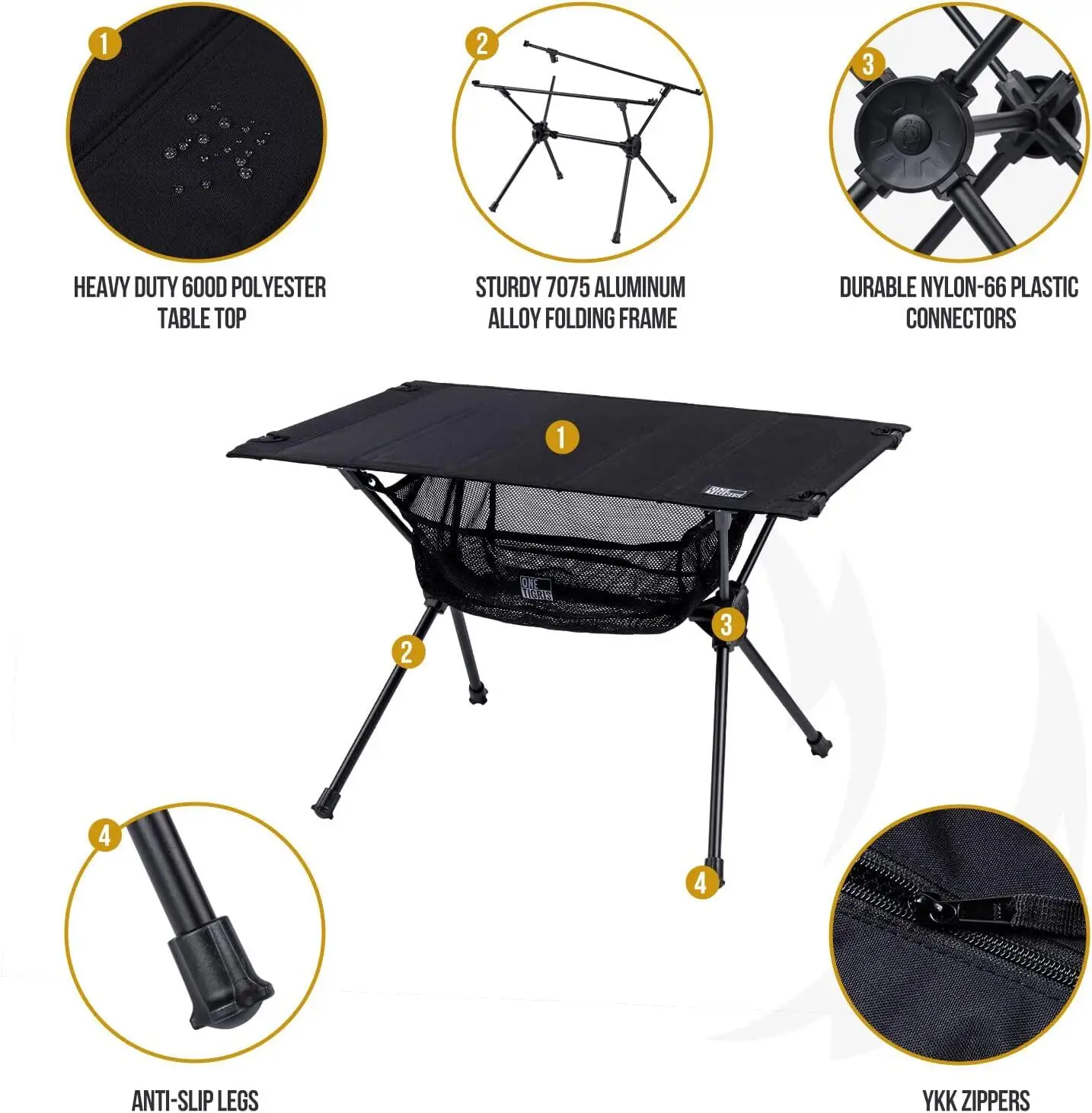 Enhance Your Outdoor Spaces with the onetigris Worktop Outdoor Folding Table