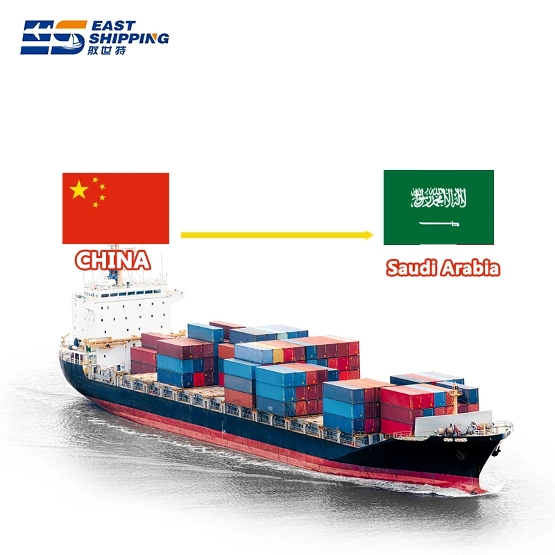East Shipping Agent Freight Forwarder To Saudi Arabia Sea Freight FCL LCL Container Shipping Clothes China To Saudi Arabia