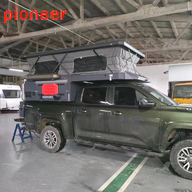 Trailer de viagem, caravana, caminhão off-road, camper, picape, pop-up, camper