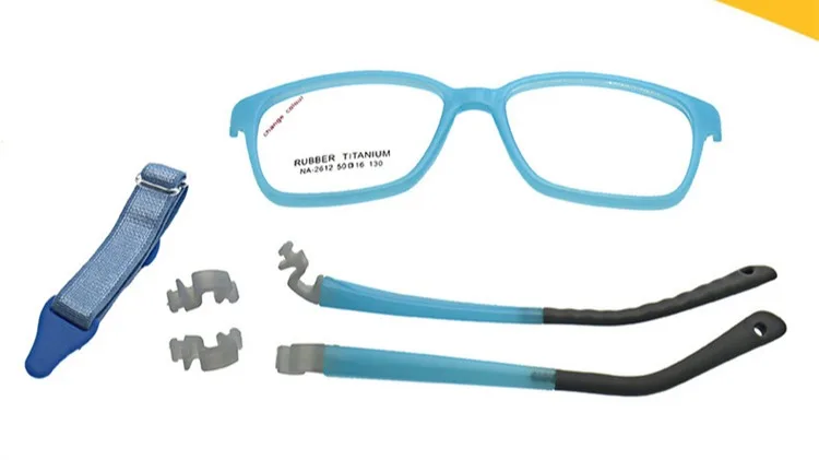 Tr90 Rubber Flexible Colorful UV Photochromic Glasses Frames