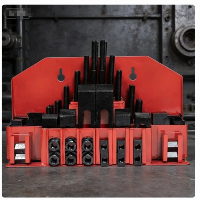 Multi Function Combined Press Plate Hardened Iron Pad Hardening Quality Milling Machine Clamping M10/M12/M14/16 T-Slot Clamp Kit