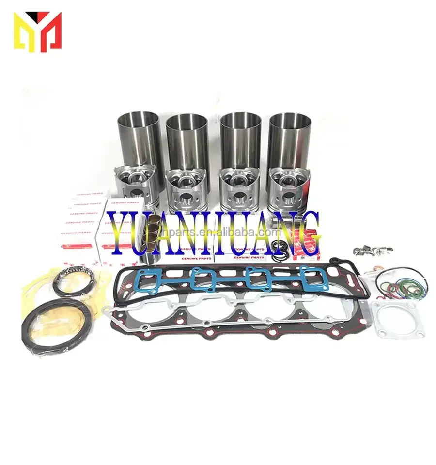 H25 Overhaul Engine Rebuild Kit with Full Gasket Kit Diesel Complete Engine Parts Head Gasket for Nissan Piston Ring Bearing