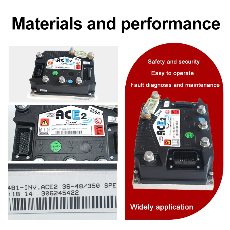 a.c.e チャン ZAPI AC Motor Controller ACE2 36-48V/350A for Electric Vehicles