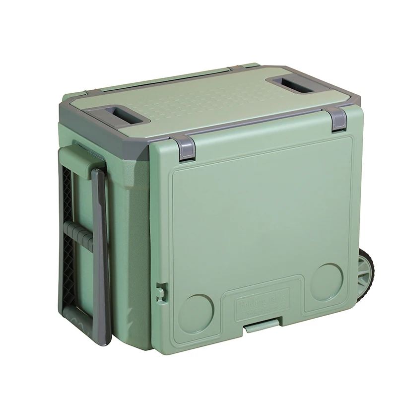 Compact Outdoor Cooler Box Set: 32L with Table, Chairs, and Wheels for Picnic Adventures