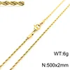 Oro MGBC284 Larghezza: 2 mm Lunghezza: 50 cm