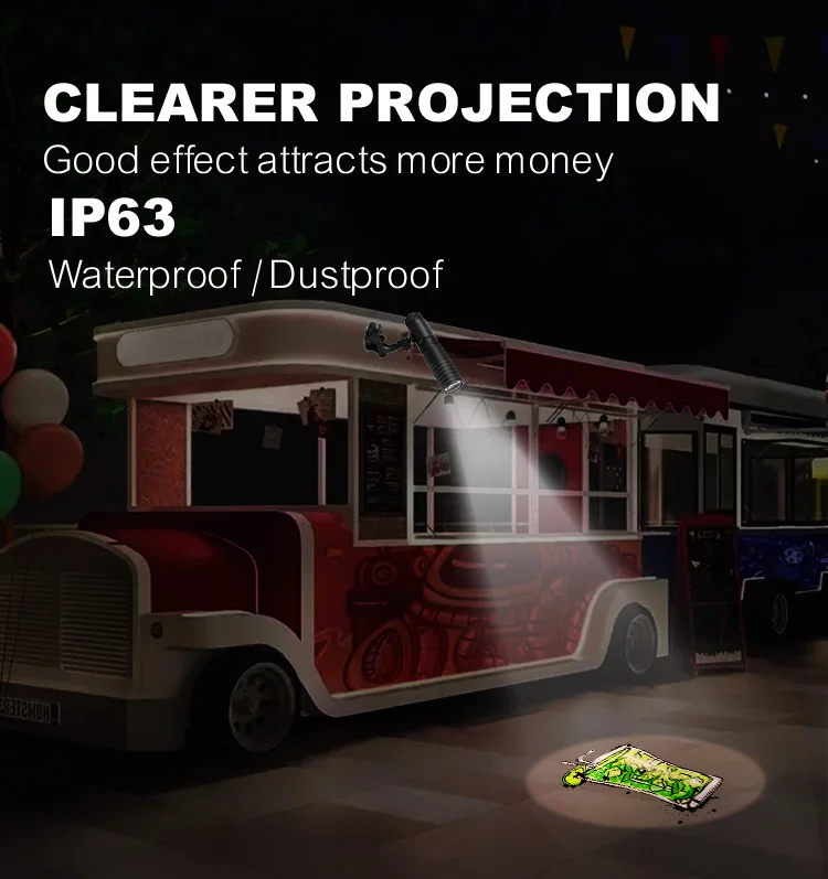 Gobo 5w Battery Projector Logo Signage Decoration Projection Lamp Buy