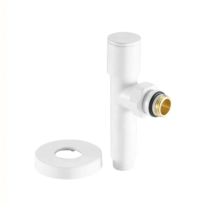 Brass Angled Long Radiator Valves for Heated Towel Rail BJ22008-J