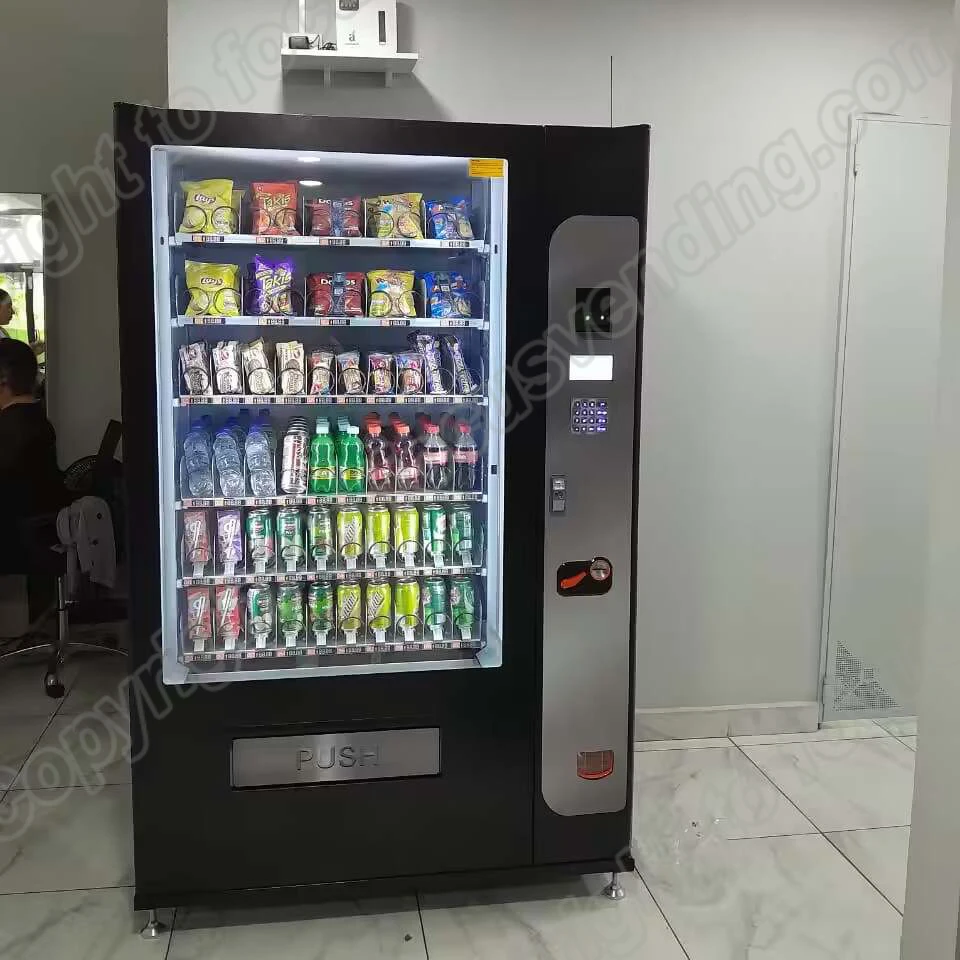 Made in China Fuzhou Factory Intelligent Self Service Snack and Drink Badminton Vending Machine Automatic