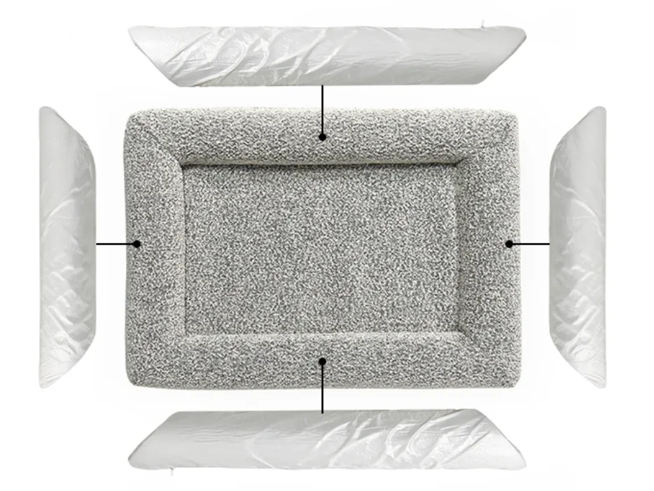 Wholesale High Quality Boucle Dog Bed Orthopedic Foam Cooling Gel ...