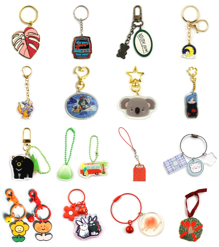 Custom Wholesale Promotional Cute Anime Designer Gold Metal Logo Soft