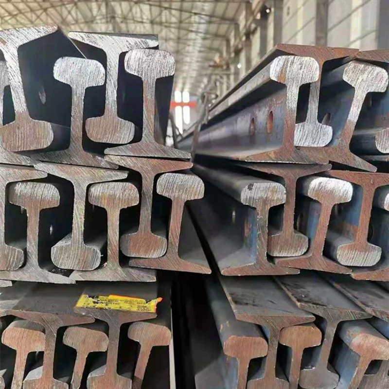 Railroad Rail Stainless Crane Light Railway Rails Track Train Hot Rolling Used Guard Railroad Tubular Steel Railing Prices