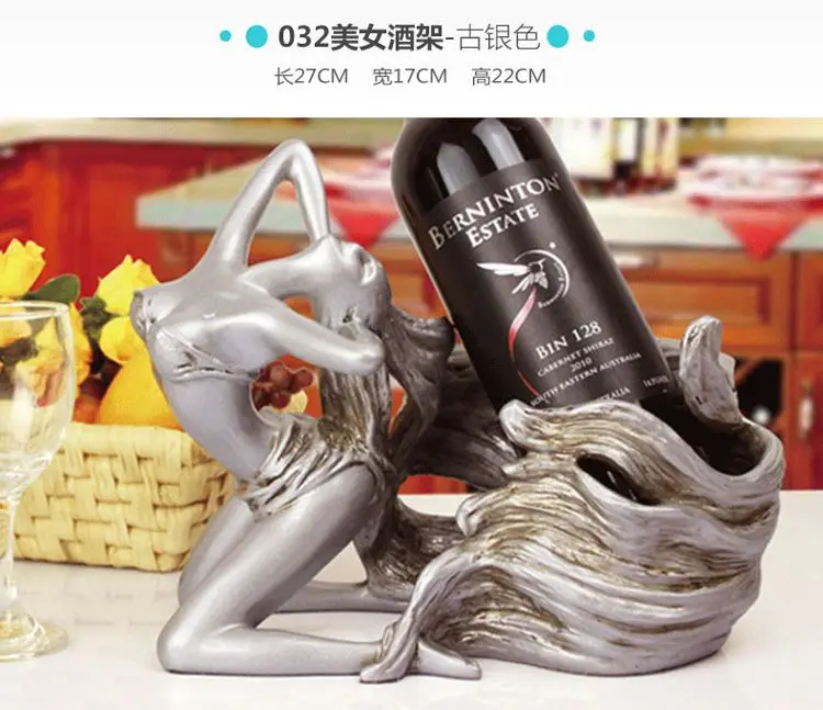 Comfy Hour 13 Mermaid Wine Rack Bottle Holder 