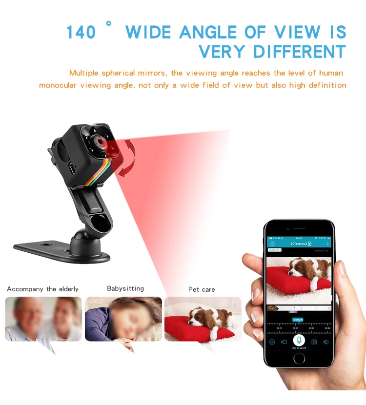 Sq11 Mini Video Camcorder Hd 720p/1080p Dashboard Cam Dv Mini Sq11 Mini