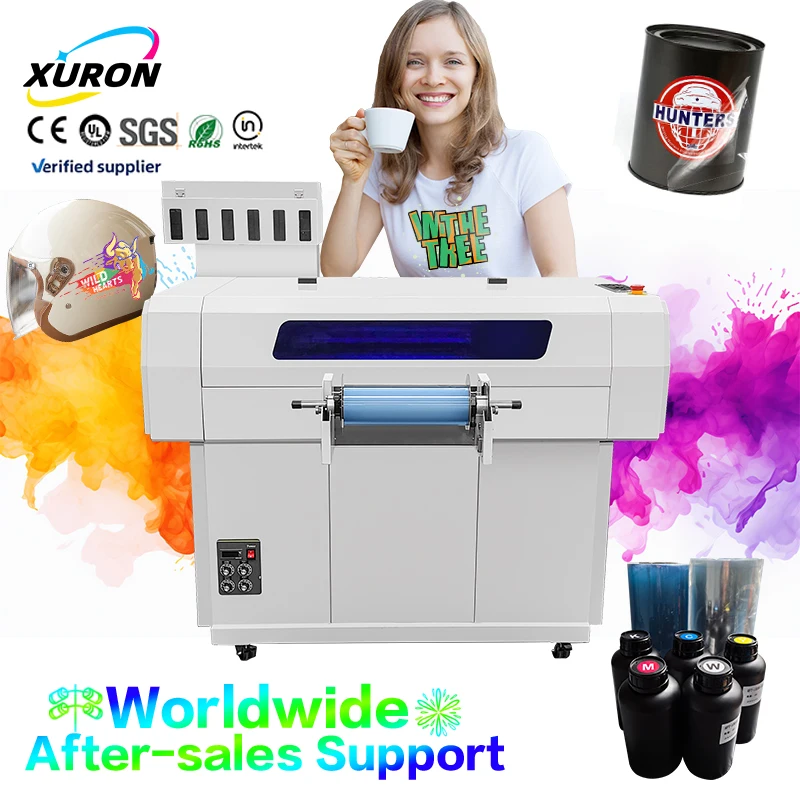 Advanced UV LED DTF Printer Multifunctional Precision Multicolor Printing for Custom Ceramics Plastics New Condition Pigment Ink