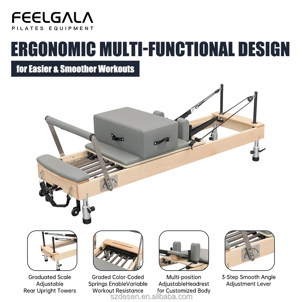 Durable Adjustable Footbar Multi Function Yoga Pilates Gym Customized Home Use product detail 3