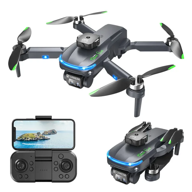 S118 mini drone 4K there cameras Obstacle avoidance optical flow foldable Brushless motor rc Dron Profesional Quadcopter Toy