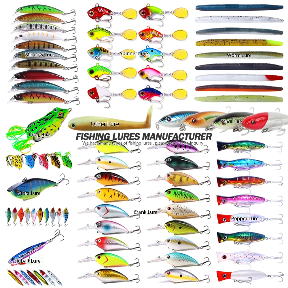 Pike Soft Bass Minnow Sinking Top Water Ice Fishing Spoon Lures ...