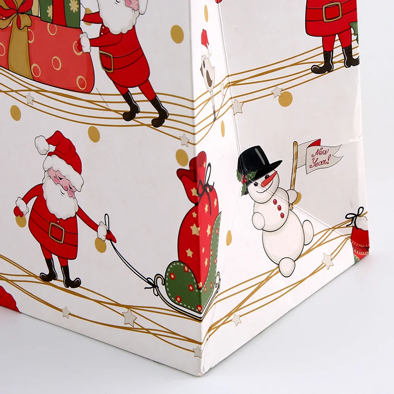 BTO 2016 China Fancy Custom Made Cheap Christmas Gift Paper Bags With Company logo