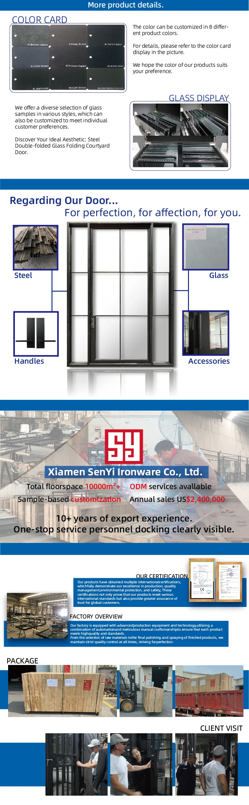 Premium Durable French Wrought Iron for Apartment Villa Hotel Entry & Living Room Outdoor Use supplier