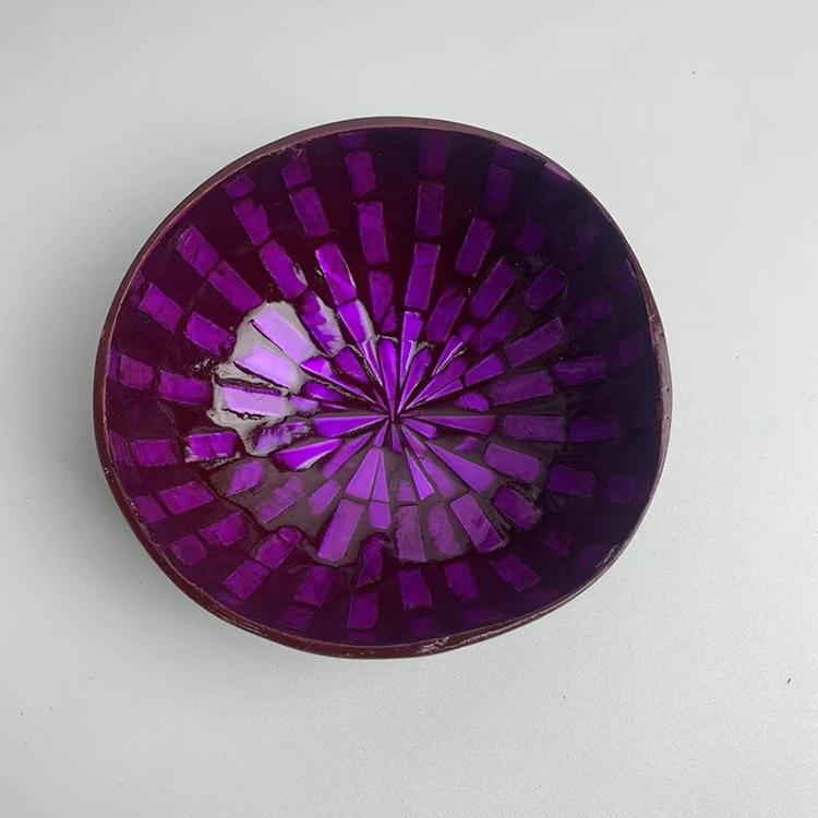 Custom Color Natural Coconut Shell Bowl - Durable & Stylish