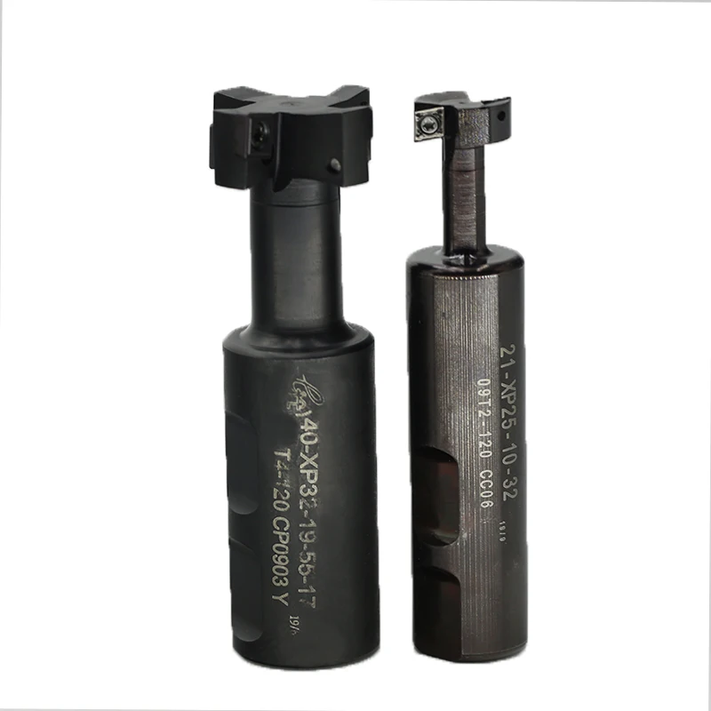 High-Speed Customizable OEM Steel Indexable Side Face Milling Cutter 40-XP32-19-55-17T4-125 T-Cutter 65 HRC Tin Coating ODM details