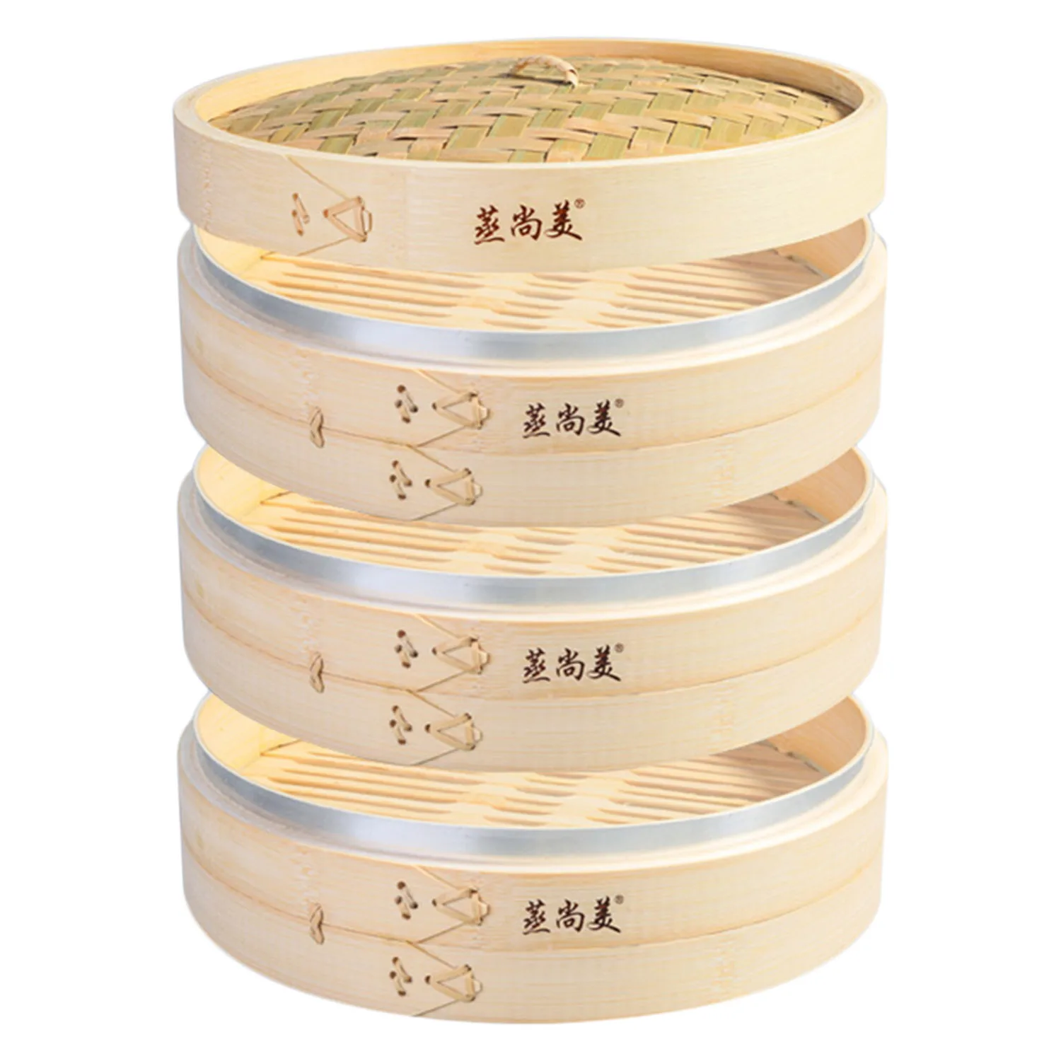 OEM ODM Handgefertigter 4-24 Zoll Metallrand-Bambus-Dampfkorb zum Dmpfen  von Bao Buns, Dim Sum, Dumplings, Reis und Gemse im Dampftopf| Alibaba.com