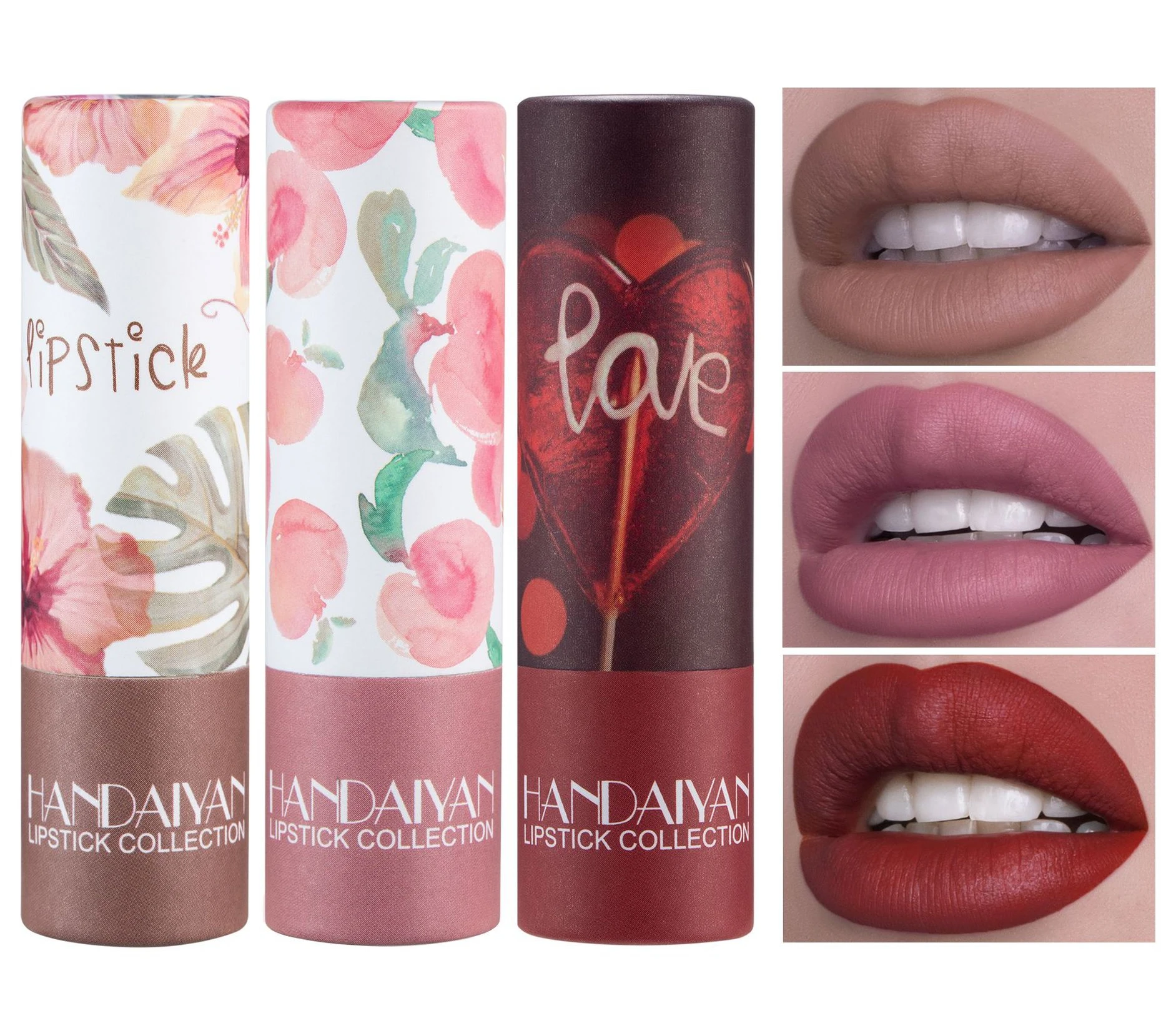 Moisturizing Cute OEM Stick Matte Smooth Multi-colored Matte Lipstick