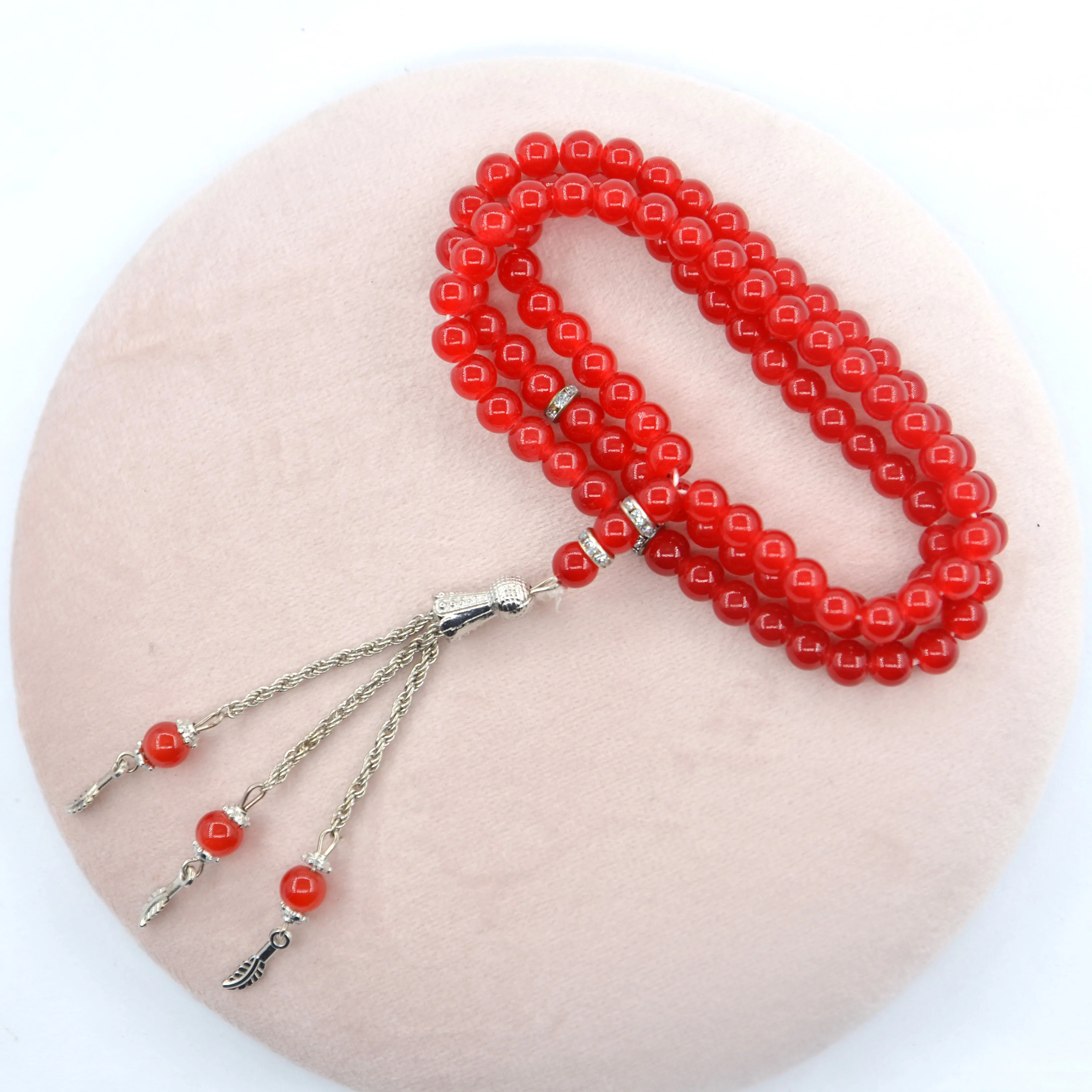 Religious Necklace Islamic Prayer Rosary Beads Necklace Tassel Pendant Necklace Rosary Bead