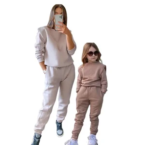 Fashion Apparel Kids and Mommy Matching Sweatshirts Clothes Family Clothing Fall