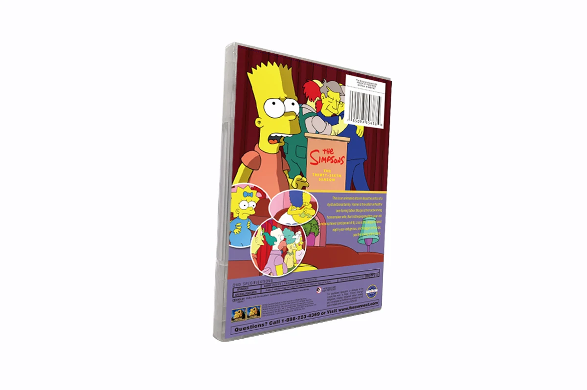 The Simpsons Season 36 DVD 3-Disc Set - Factory Wholesale for TV