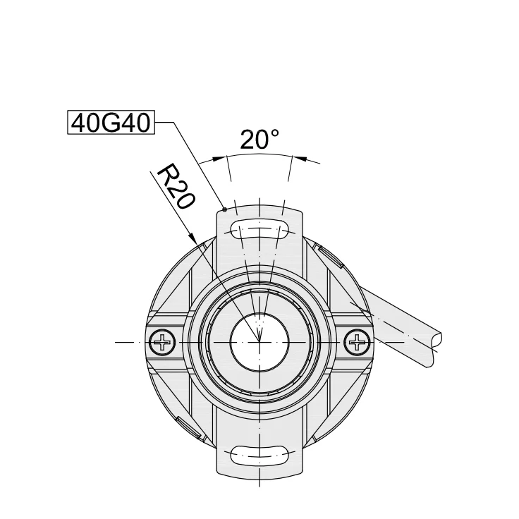 Optical Encoder Rotary Hollow Shaft Dc5v For Robot,Moto Encoder,1000ppr